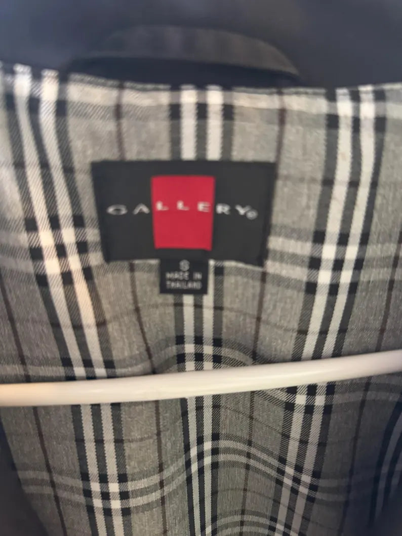 Women's Gallery Black Casual Jacket size small