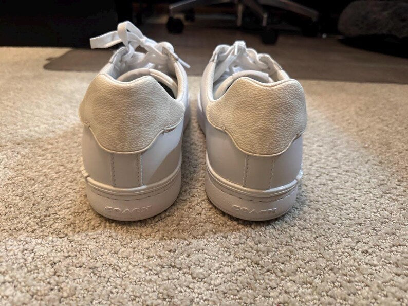 Coach White Leather Men’s Size 11.5 Sneakers Shoes