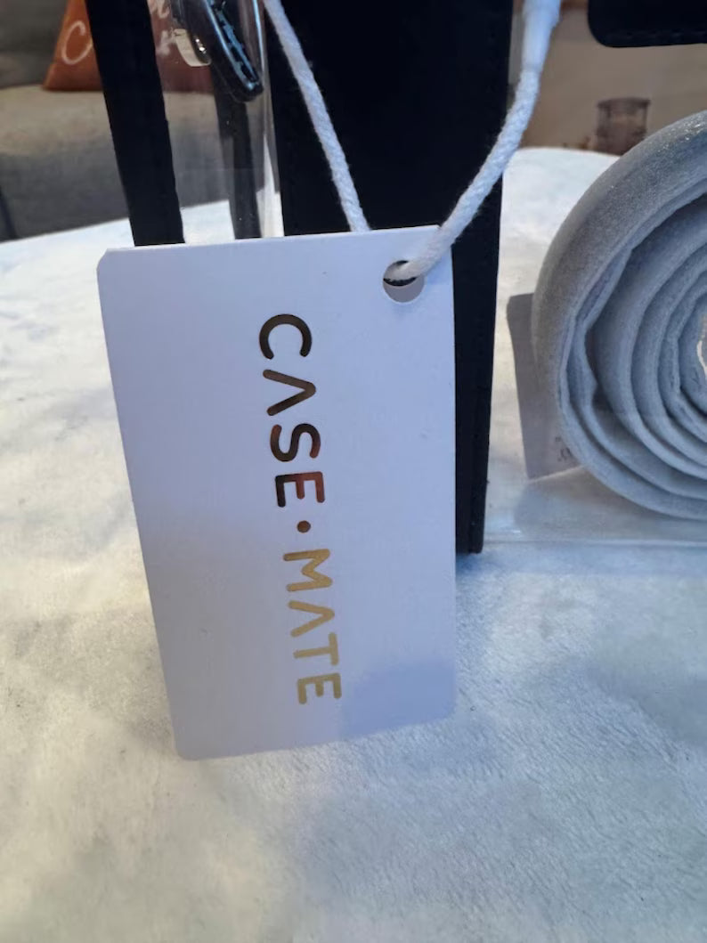 Case-Mate Clear Stadium Bag Black Trim | Transparent Crossbody Purse | Concert or Game Day Bag