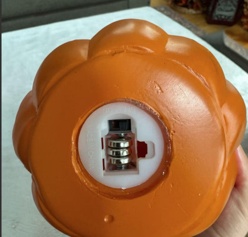 Starry Night LED Pumpkin: Decorative Resin Timer Light