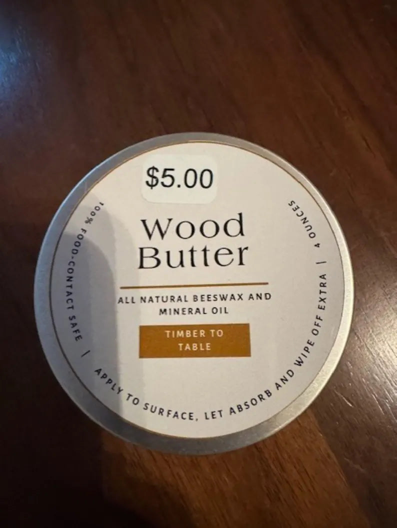 Food-Safe Wood Butter for Cutting Boards & Butcher Blocks