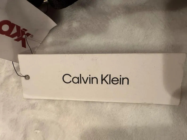 Calvin Klein Black Nylon Crossbody Bag - Unisex Travel Purse