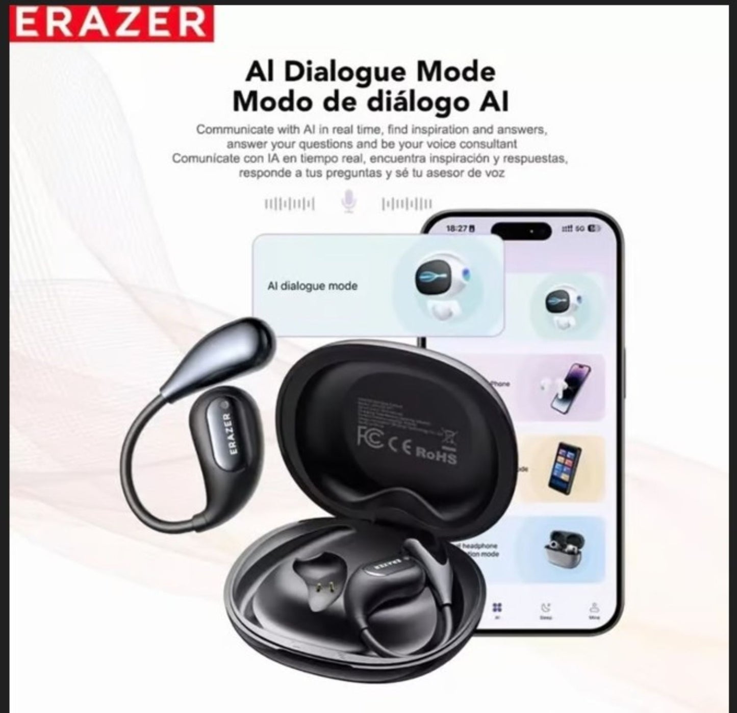 ERAZER XP7 OWS AI-Translation Wireless Earbuds