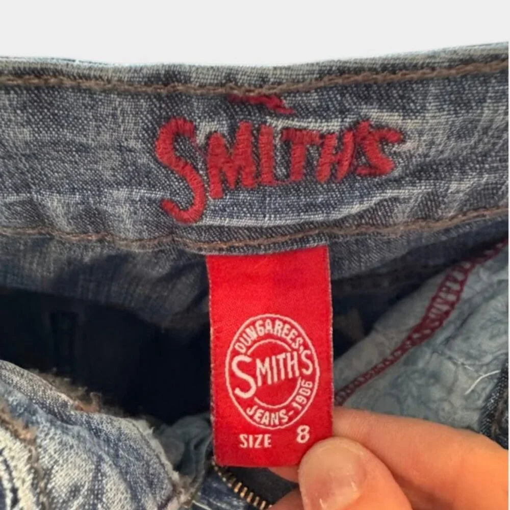 Smith’s Blue Denim Bootcut Jeans Women’s Size 8 Stretch Low Rise Jeans