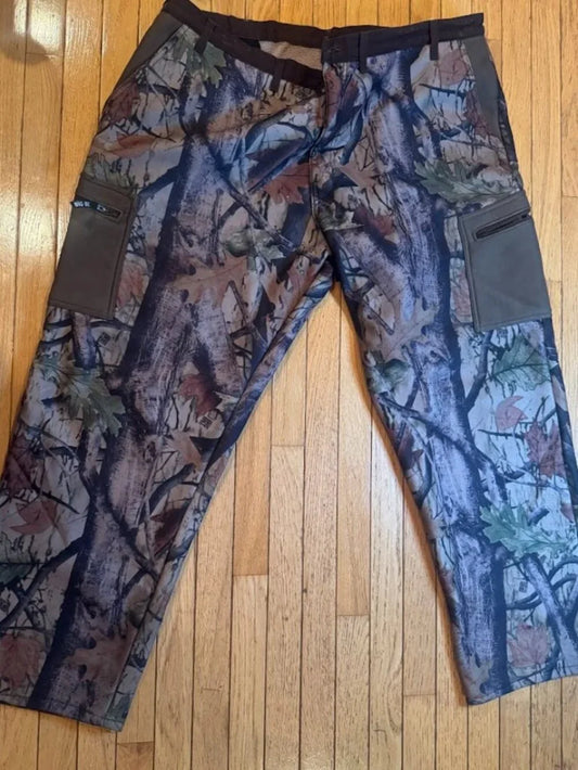 Big Bill Camo Fleece Lined Hunting Work Pants 48x33 Made in Canada
