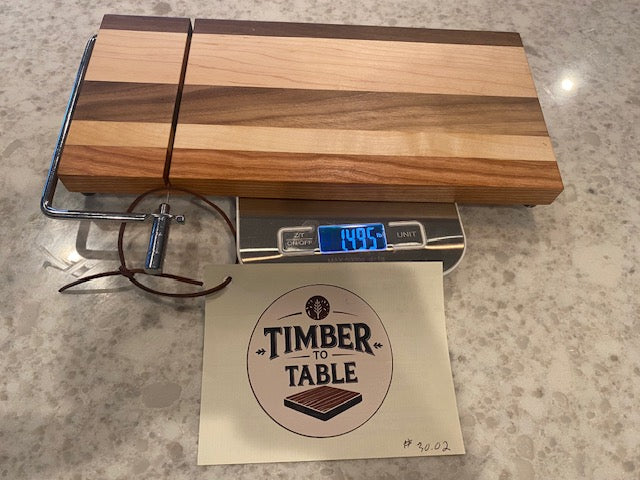 Board 07.30.02 Hardwood Cutting Board with Counter Clamp | Style #30.02