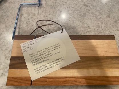 Board 07.30.02 Hardwood Cutting Board with Counter Clamp | Style #30.02
